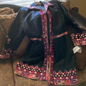 Designer Wool Patterned Suit